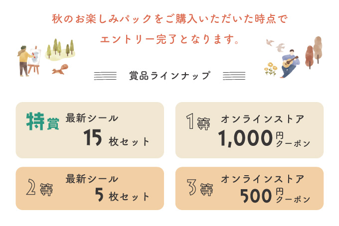 特典について